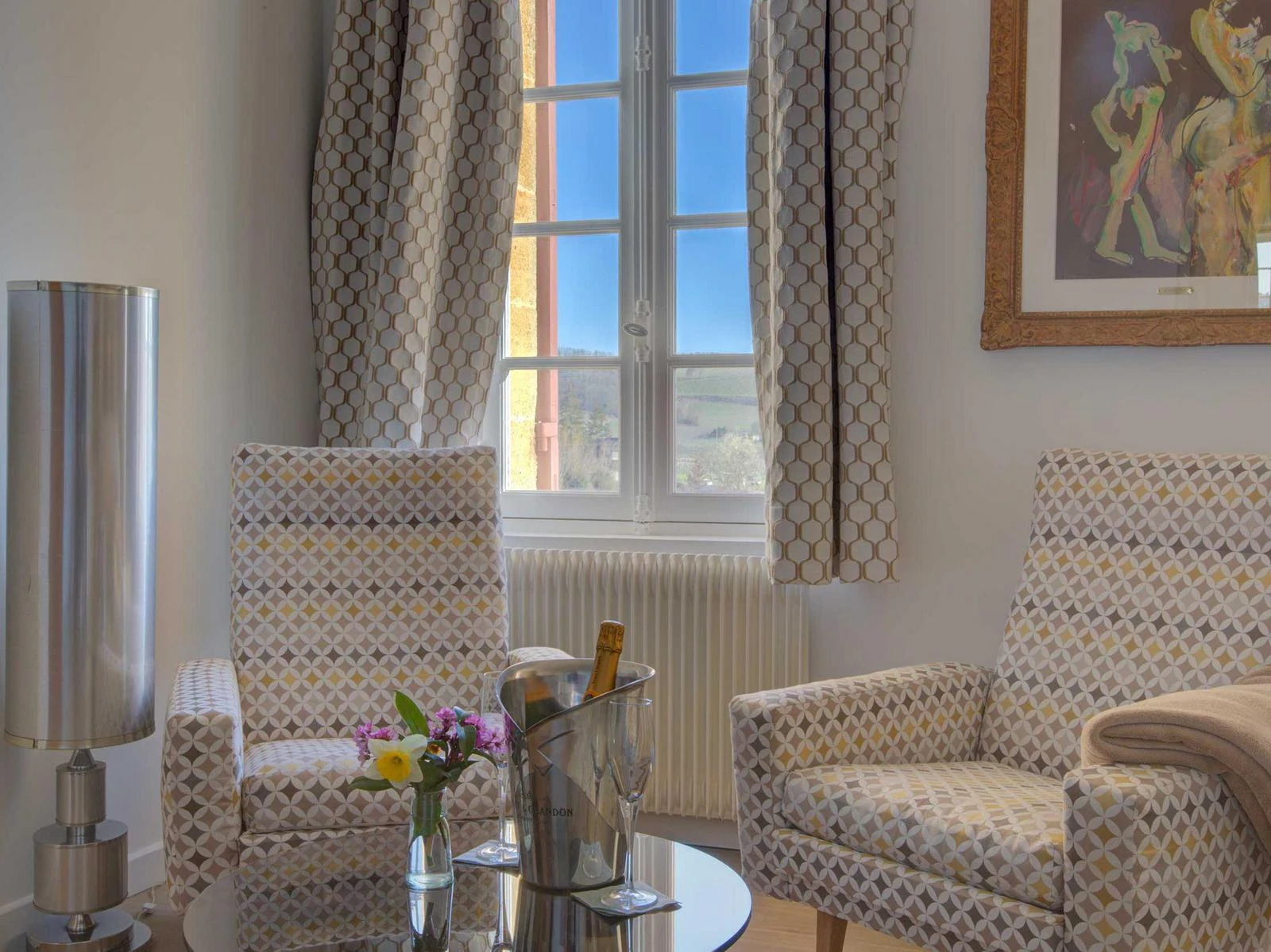 Suite Château — espace salon